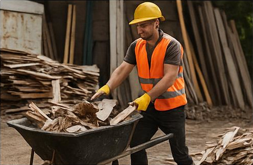 Construction debris cleanup